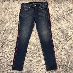 Express Mid Rise Ankle Jeans